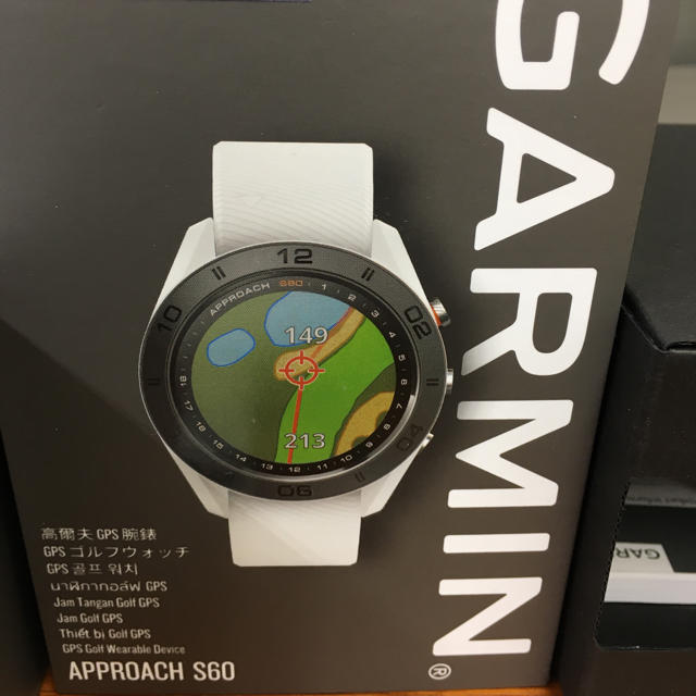 GARMIN - 美品 GARMIN ガーミン アプローチS60 GPSゴルフナビ ホワイト