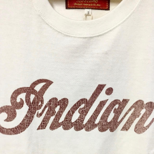 Indian(インディアン)の新品 定番 Tシャツ ひび割れ プリント インディアン メンズのトップス(Tシャツ/カットソー(半袖/袖なし))の商品写真