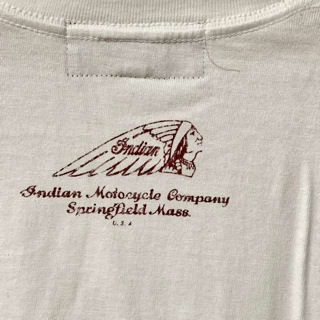 Indian(インディアン)の新品 定番 Tシャツ ひび割れ プリント インディアン メンズのトップス(Tシャツ/カットソー(半袖/袖なし))の商品写真