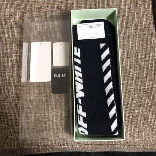 オフホワイト(OFF-WHITE)の最終値 off-white SOCKS(ソックス)