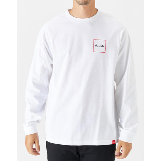 chocolate(チョコレート)の【Chocolate】Longsleeve Tee White ロンt メンズのトップス(Tシャツ/カットソー(半袖/袖なし))の商品写真