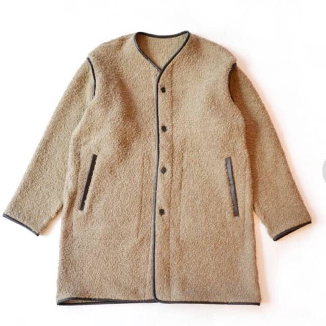 SUNSEA(サンシー)のcfdhq607 様専用YOKE 3G KNIT BOA LINNER COAT レディースのジャケット/アウター(ロングコート)の商品写真