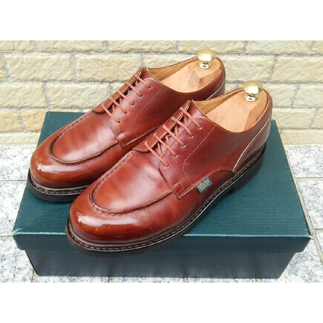 美品】 パラブーツ シャンボード UK6.5 25cm シューツリー付-