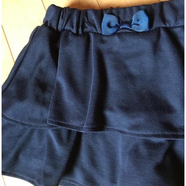 しまむら(シマムラ)のさぁ様専用 紺色スカート キッズ/ベビー/マタニティのキッズ服女の子用(90cm~)(スカート)の商品写真
