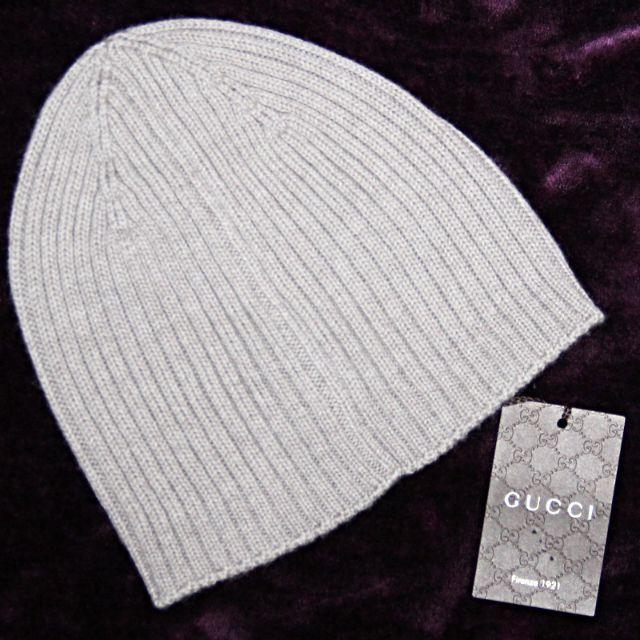 Gucci(グッチ)の【 新品未使用 正規店購入 】 GUCCI グッチ ビーニー ニット帽 レディースの帽子(ニット帽/ビーニー)の商品写真