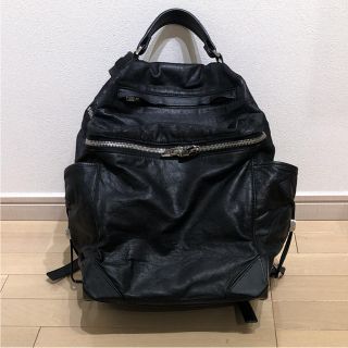 アレキサンダーワン(Alexander Wang)のアレキサンダーワン リュック オールレザー 黒 ユニセックス(バッグパック/リュック)