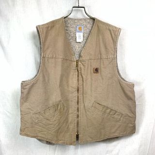 カーハート(carhartt)のcarhartt カーハート ダック地 ベスト ベージュ(その他)