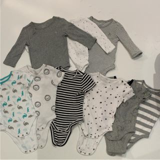 ベビーギャップ(babyGAP)のベビーギャップ60cm、ボディーシャツ9枚セット(ロンパース)