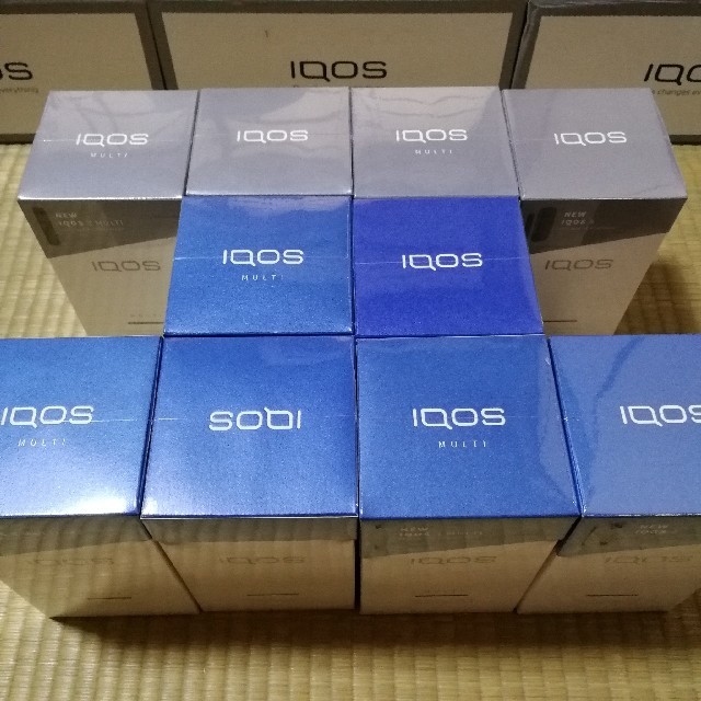 IQOS - IQOS アイコス3 + MULTIのキット グレー×2+ブルー×3の計5セット