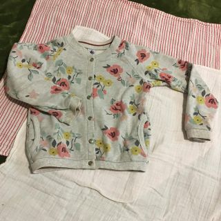 プチバトー(PETIT BATEAU)のPETIT BATEAU プチバトー スウェットカーディガン 110cm(ジャケット/上着)