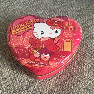 ハローキティ(ハローキティ)のハローキティ USJ 缶ケース(キャラクターグッズ)