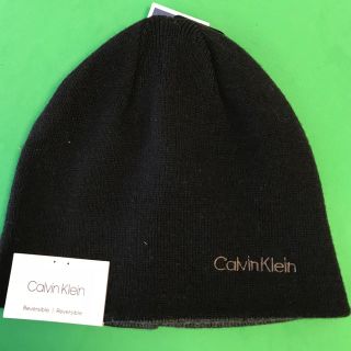 カルバンクライン(Calvin Klein)の【新品】カルバンクライン リバーシブル ニット帽 unisex (ニット帽/ビーニー)