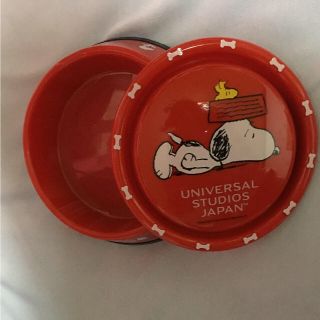 スヌーピー(SNOOPY)のUSJ スヌーピー 入れ物とシルバー磨きセット(キャラクターグッズ)