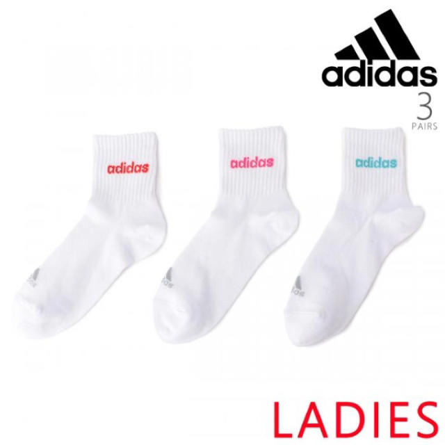 adidas(アディダス)の新品 adidas ショート丈ソックス レディースのレッグウェア(ソックス)の商品写真