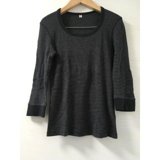 ユニクロ(UNIQLO)の【もりちゃん様専用】ユニクロ リブボーダーカットソー(Tシャツ(長袖/七分))