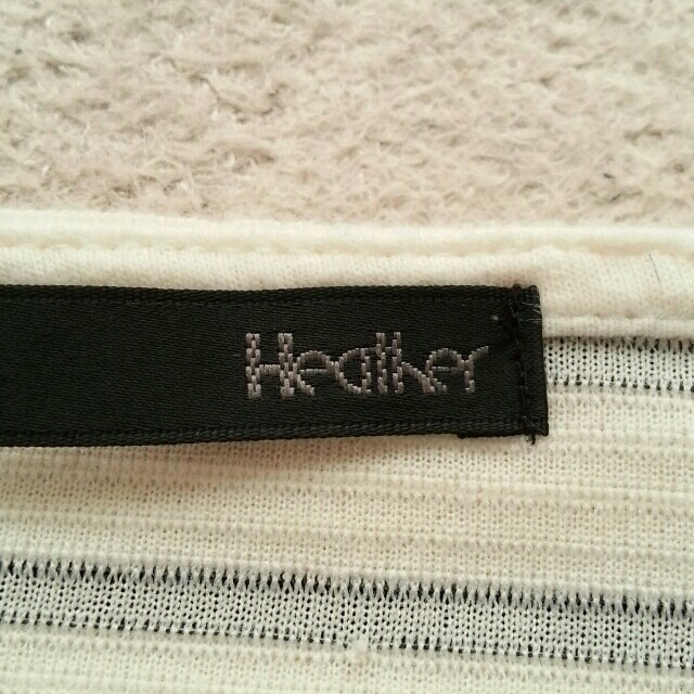 heather(ヘザー)のぺプラムトップス レディースのトップス(カットソー(長袖/七分))の商品写真