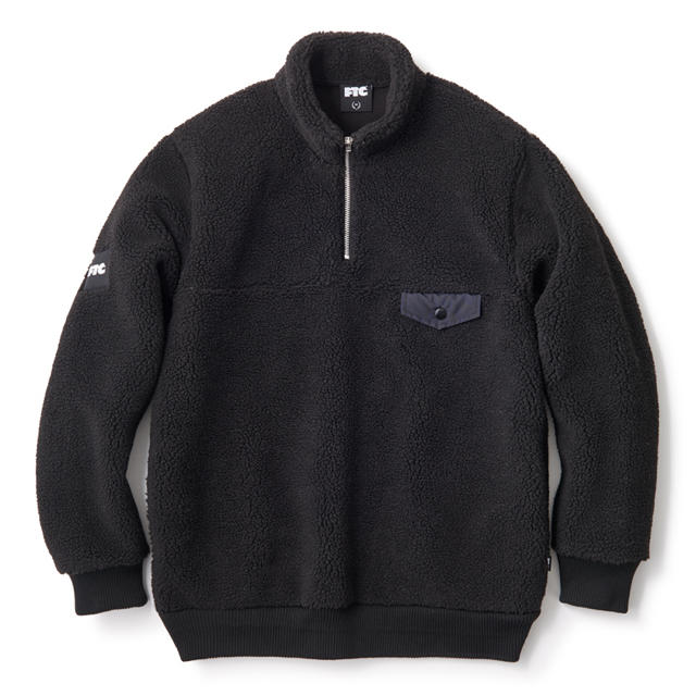 FTC SHERPA FLEECE HALF ZIP PULLOVER