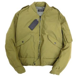 アンユーズド(UNUSED)のunused ma-1 down blouson jacket オリーブ(ダウンジャケット)