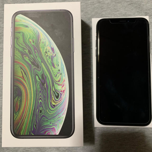 本物 iphone xs 256GB スペースグレー スマートフォン本体