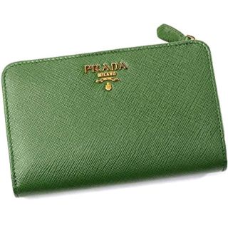 【お値下げ】PRADA サフィアーノ　財布　緑