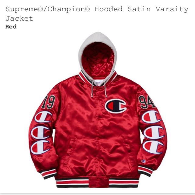 【即発送！送料込・オマケ付】supreme×champion スタジャン