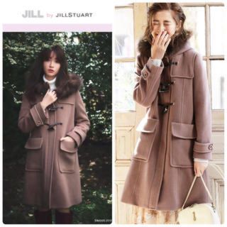 ジルバイジルスチュアート(JILL by JILLSTUART)のフロッシーモッサダッフルコート  S(ダッフルコート)