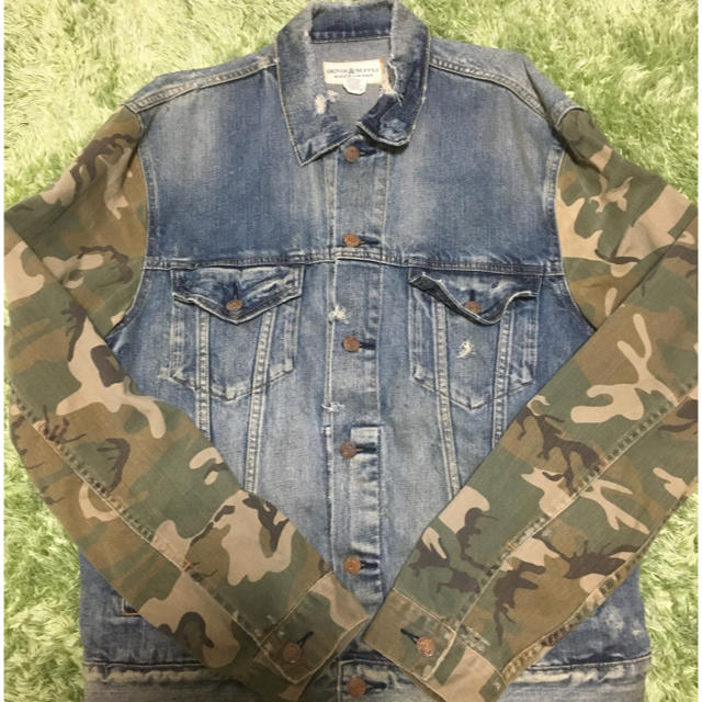 Denim & Supply Ralph Lauren(デニムアンドサプライラルフローレン)のDENIM&SUPPLY   RALPH LAUREN デニムジャケット 迷彩 メンズのジャケット/アウター(Gジャン/デニムジャケット)の商品写真