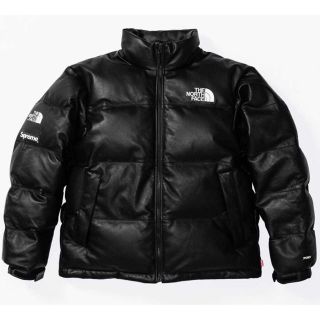 シュプリーム(Supreme)のsupreme north face leather nuptse (ダウンジャケット)