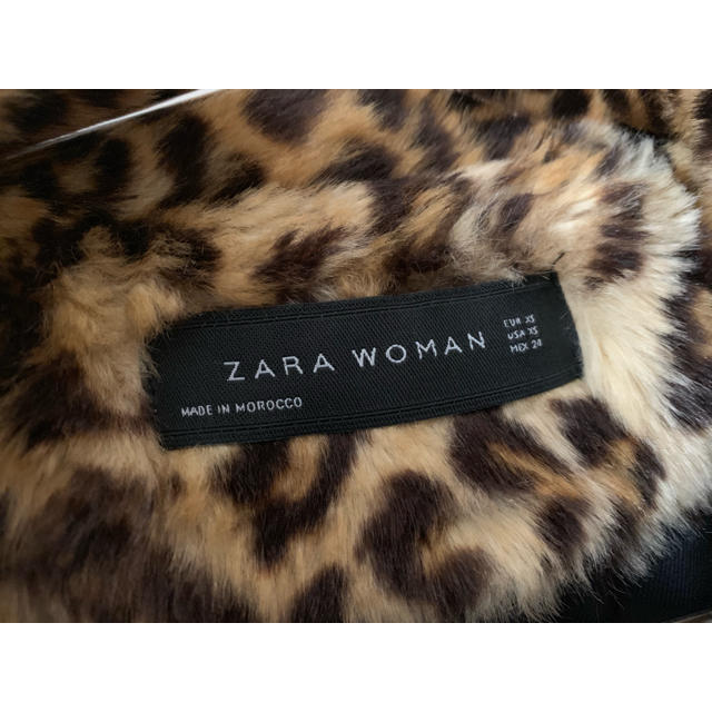 ZARA(ザラ)のZARA レオパードファーコート レディースのジャケット/アウター(毛皮/ファーコート)の商品写真