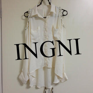 イング(INGNI)の肩だしシャツ(シャツ/ブラウス(半袖/袖なし))