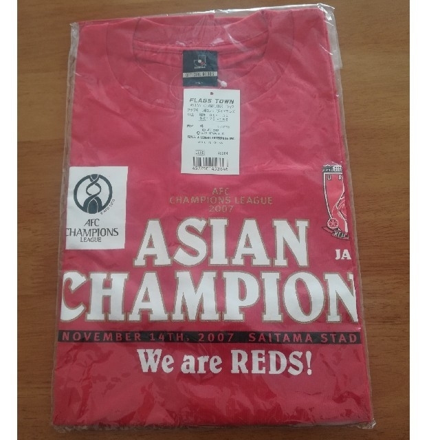 浦和レッズ　2007年ASIAN Chanpions Tシャツ スポーツ/アウトドアのサッカー/フットサル(応援グッズ)の商品写真