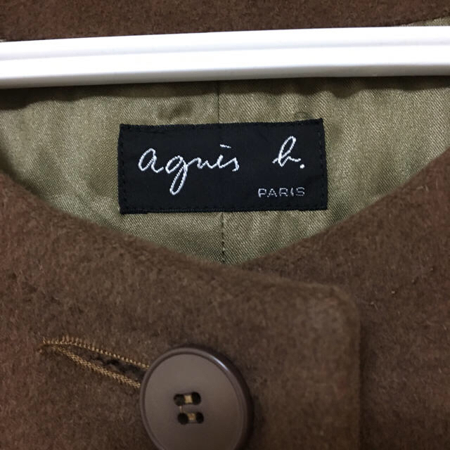agnes b.(アニエスベー)のアニエスベー ノーカラーコート レディースのジャケット/アウター(ロングコート)の商品写真