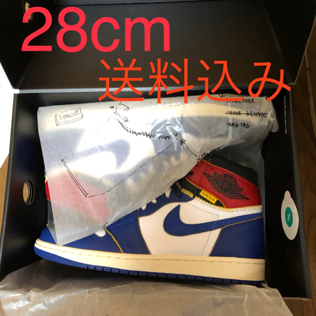 NIKE(ナイキ)の【即日発送】union tokyo aj1 エアジョーダン1 確実正規品 メンズの靴/シューズ(スニーカー)の商品写真