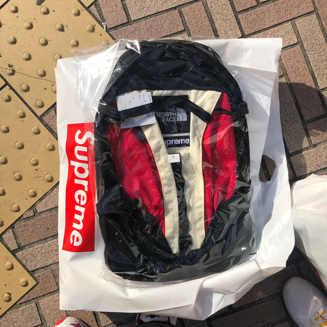 supreme the north face バックパック 白