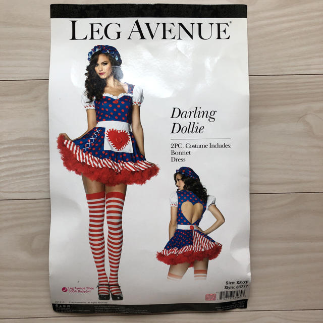 Leg Avenue(レッグアベニュー)のコスチューム LEG AVENUE ハロウィンクリスマス イベント 特価！ エンタメ/ホビーのコスプレ(衣装一式)の商品写真