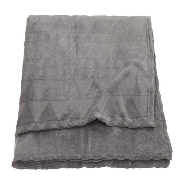 IKEA(イケア)のHARKAL ハルコール 毛布, グレー, 200x200 cm インテリア/住まい/日用品の寝具(毛布)の商品写真