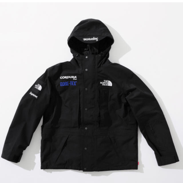 黒 supreme×north Face