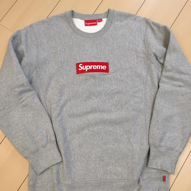 supreme boxlogo クルーネック 15AW Lサイズ 正規品 希少