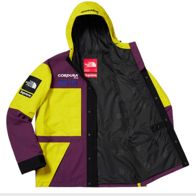 紫黄M Supreme North Face Expedition Jacket