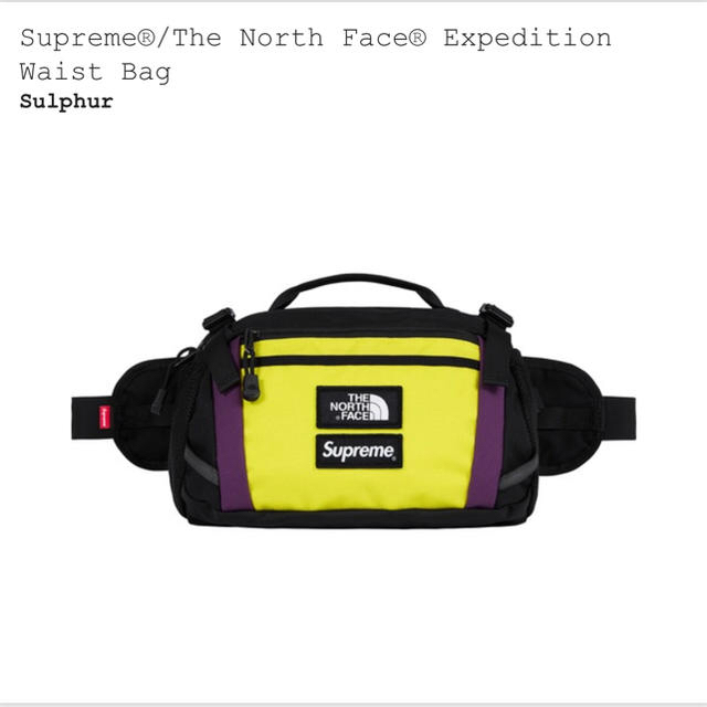 Supreme(シュプリーム)のSupreme The North Face Waist Bag sulphur メンズのバッグ(ウエストポーチ)の商品写真