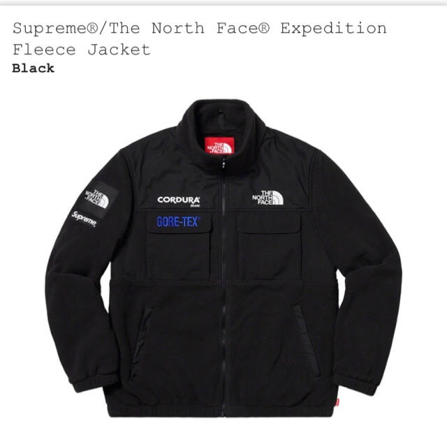 supreme THE NORTH FACE fleece jacket M