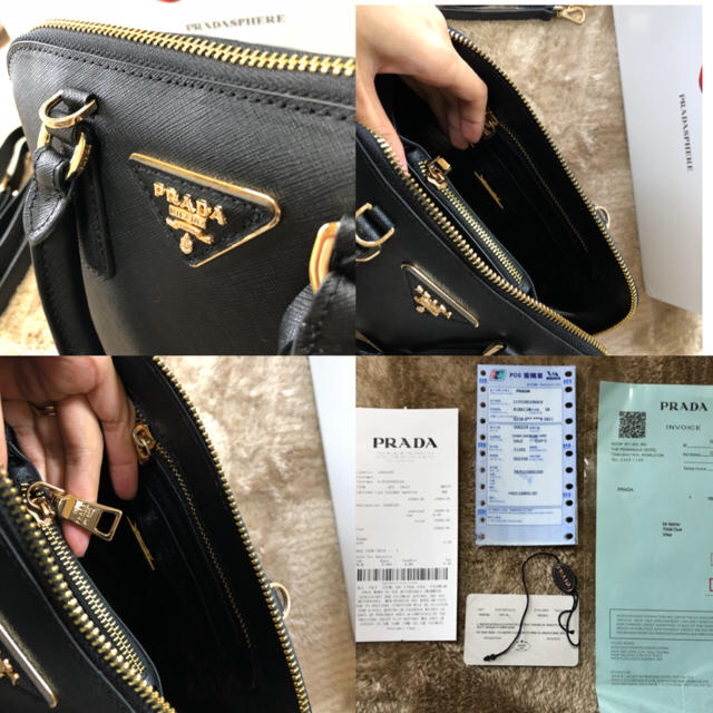 PRADA サフィアーノ ショルダーバッグ 1