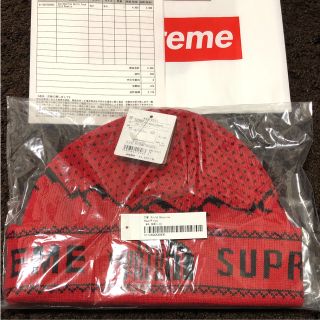 シュプリーム(Supreme)の【セール】Supreme × The North Face Beanie 赤(ニット帽/ビーニー)