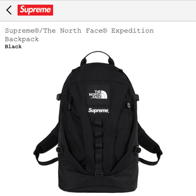 Supreme THE NORTH FACE 18fw バックパック