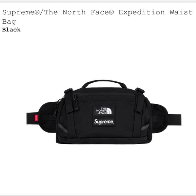 supreme north face ウエストバック