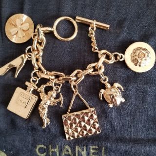 シャネル(CHANEL)の【専用】CHANELシャネル/ヴィンテージブレスレット/レア/難あり/正規品(ブレスレット/バングル)