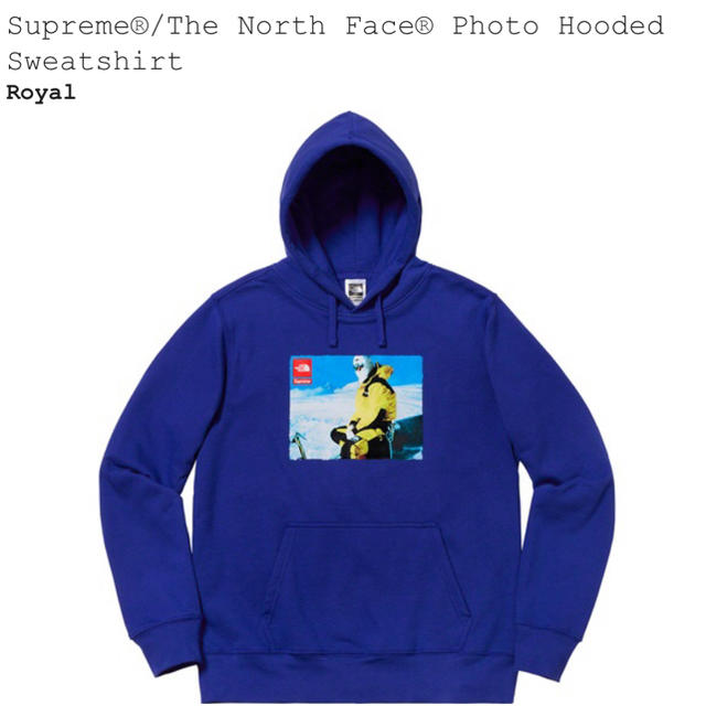 supreme north face photo hooded
