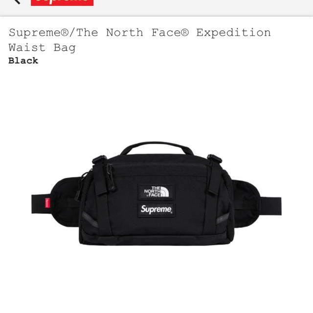 supreme north face expedition waist bagバッグ