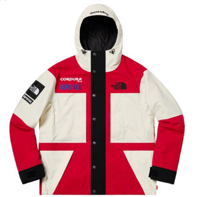 白 M supreme Expedition Jacket マウンテンパーカー