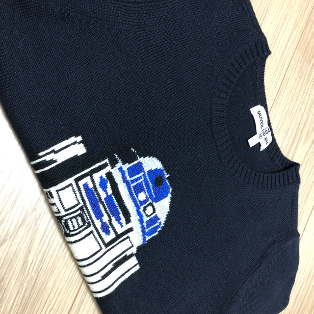 MUVEIL WORK(ミュベールワーク)のMUVEIL WORK インターシャニットPO(R2-D2) レディースのトップス(ニット/セーター)の商品写真